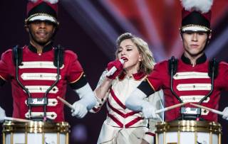 Madonna's 2012 MDNA Tour concert at MGM Grand Garden Arena on Saturday, Oct. 13, 2012.